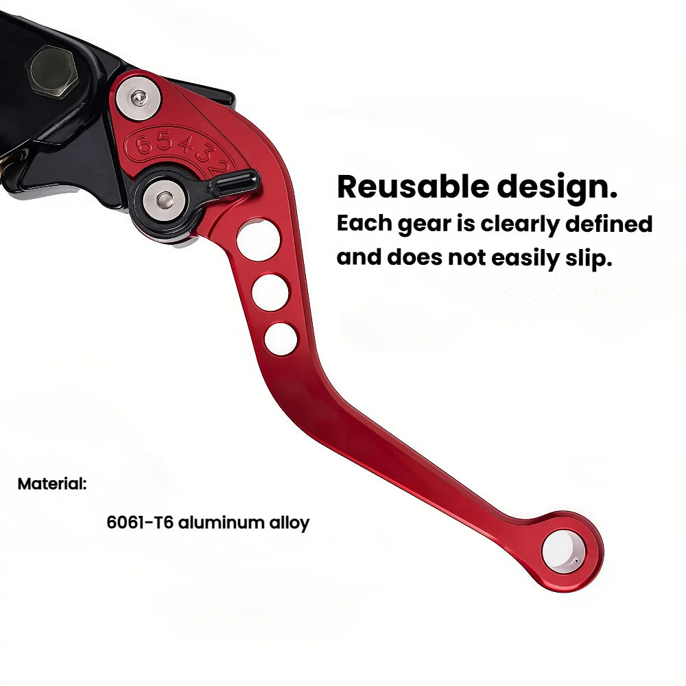 Universal 22mm Hydraulic Brake Master Cylinder & Clutch Lever – 6-Position Adjustable – Mirror Bracket & Switch – Honda / Yamaha – 3 Colors – $45