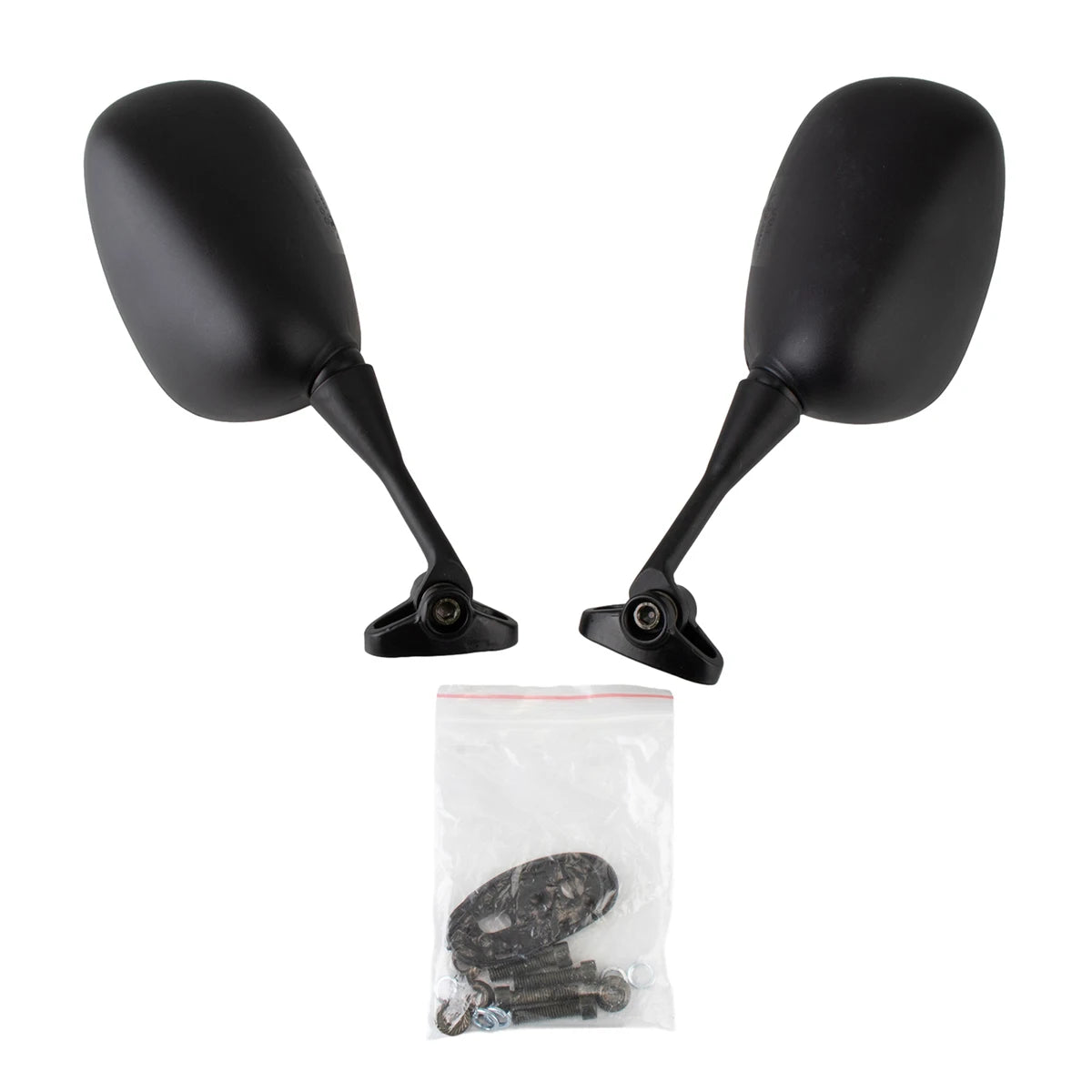 Motorcycle Rearview Side Wing Mirror Pair for Honda CBR 600RR 1000RR 125R 250R Wide Angle ABS Anti-Vibration