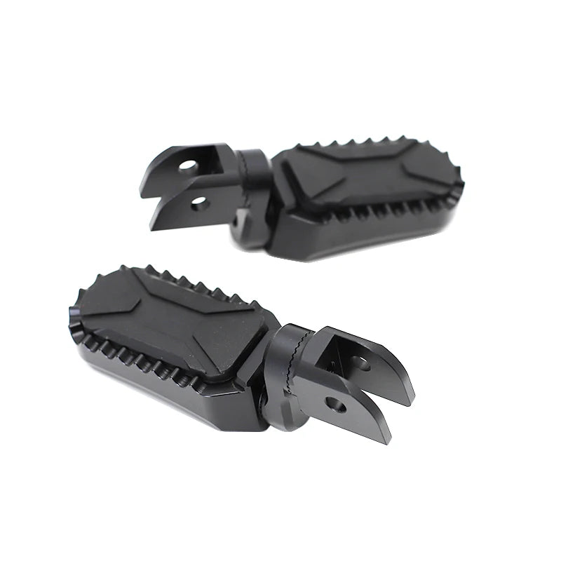 BMW F750GS F850GS F850GS Adventure 2018–2023 Adjustable Front & Rear Foot Pegs – Aluminum + Rubber – Silver or Black – Fixed or 360° Adjustable – $77–$97