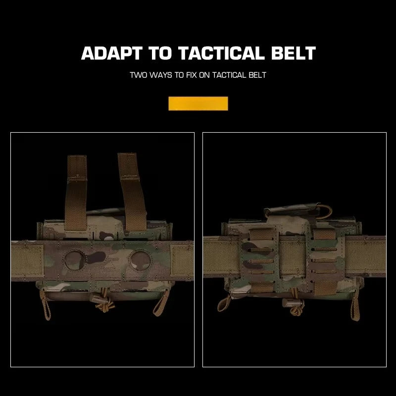 Tactical MD2 Compact Medical Pouch V3 IFAK MOLLE First Aid Trauma Kit for Hunting Camping Patrol Motorcycle Survival