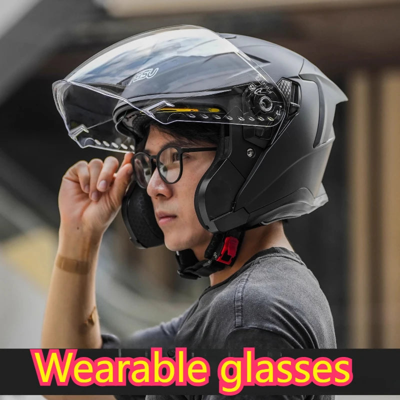 Half Helmet for Electric Vehicles with Extended Sizing