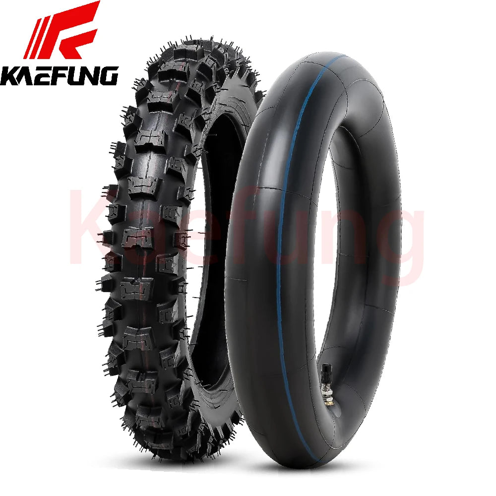 2.50-10 10" Motorcycle Tire with Inner Tube – Front/Rear for Motocross, Dirt & Pit Bikes