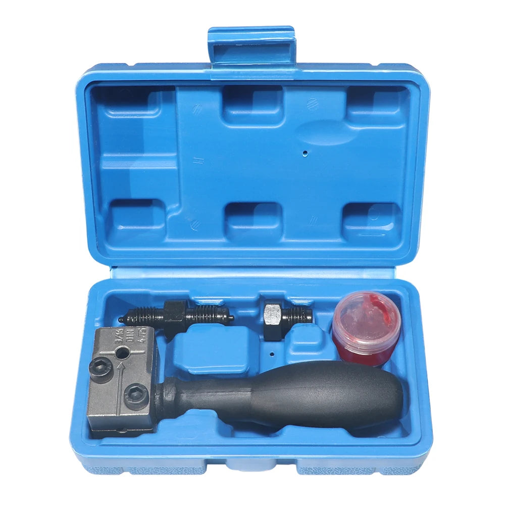 3/16" Double Flaring Tool – Brake Line Tools – Handheld 45° SAE DIN Double Flare Tool with Detachable Die for Motorcycle Automotive and Truck Brake Line – 442g – $30