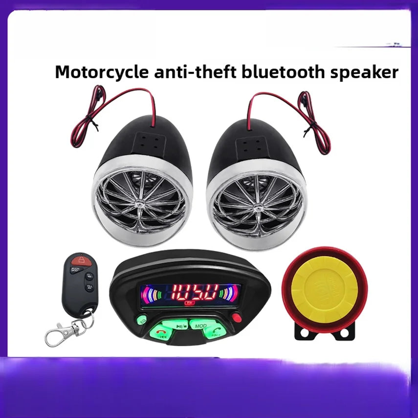 Motorcycle Speakers – Bluetooth Hands-Free, Waterproof FM & MP3 Audio