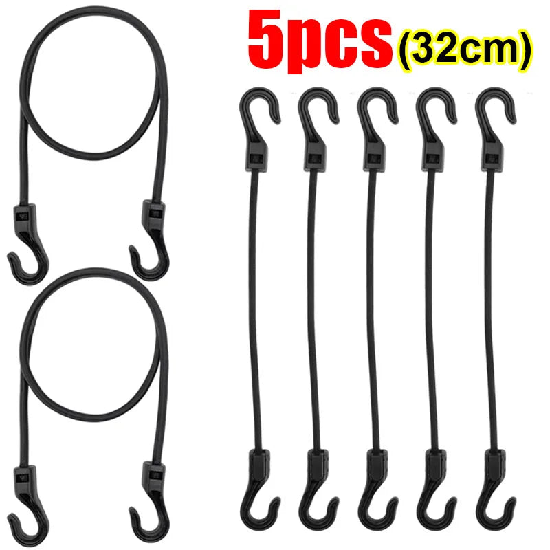 Bungee Straps – Heavy Duty Elastic Tie Down Straps with Hooks