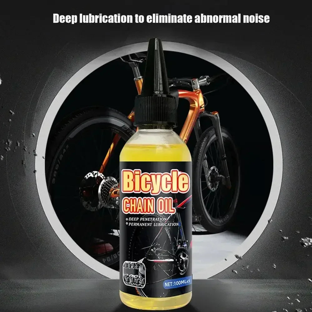 Bicycle & Motorcycle Chain Lube Dry Lube Oil – MTB Road Bike Mountain Bike Fork Flywheel Chain Cycling – 100ml / 200ml / 300ml – $12–20
