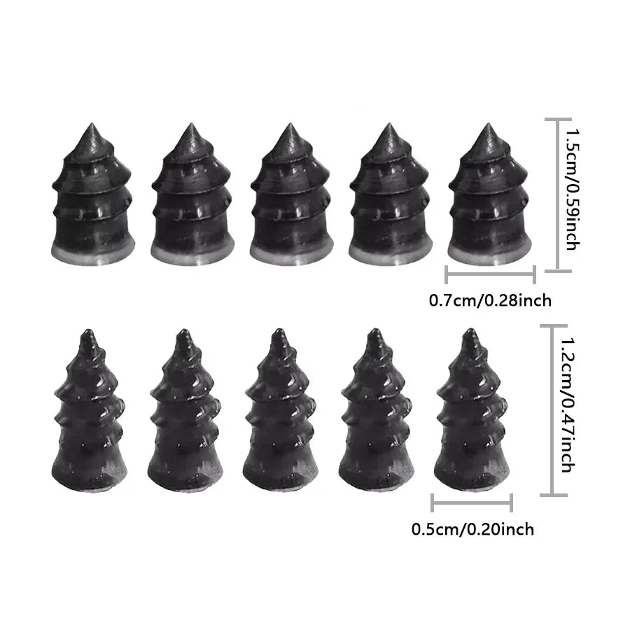 Motorcycle Tire Repair Kit – 19 / 24 / 39pcs Puncture Plug Tool Set – Car Motorcycle – $14