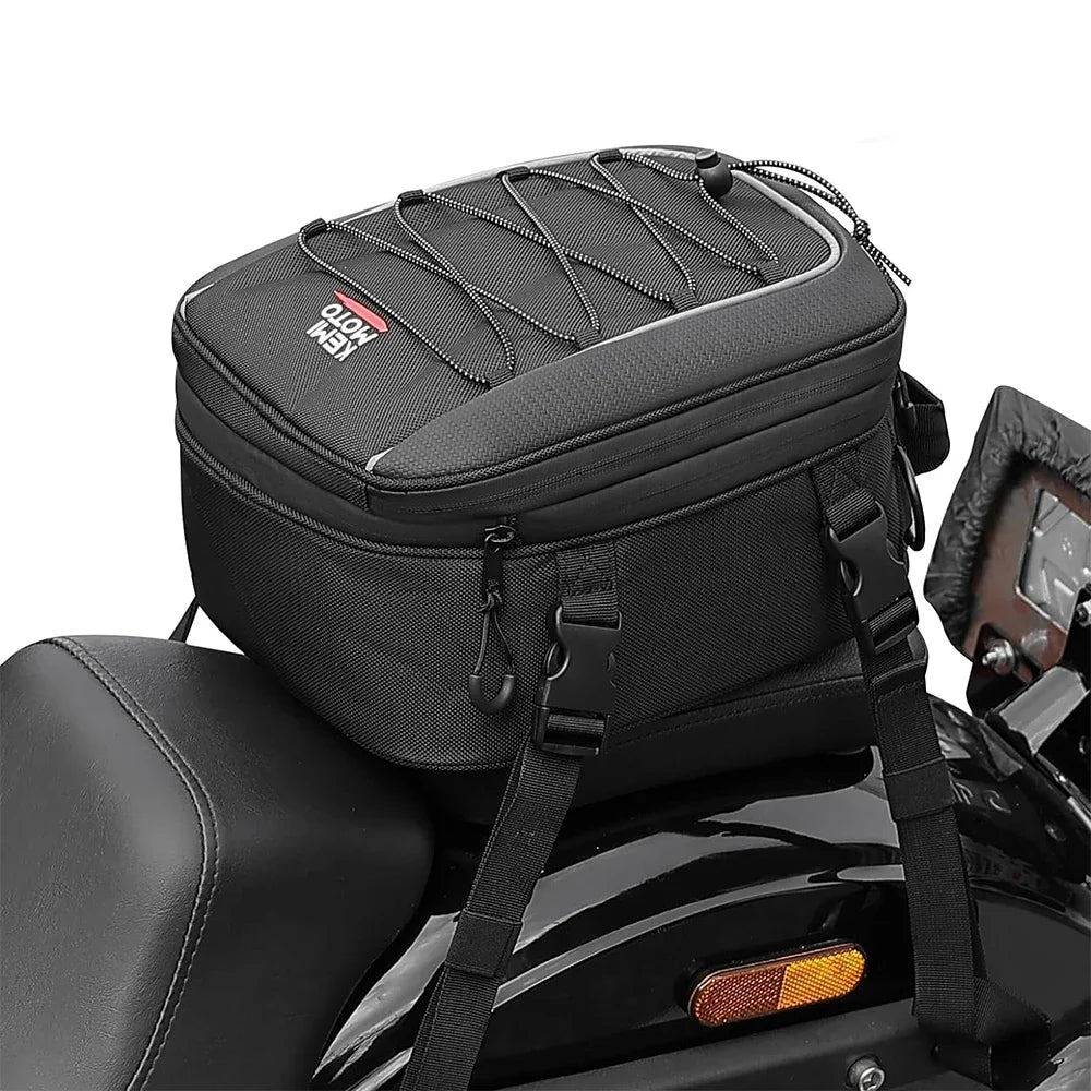 Motorcycle Backpack – KEMIMOTO Waterproof 7L–12L Expandable Riding Bag