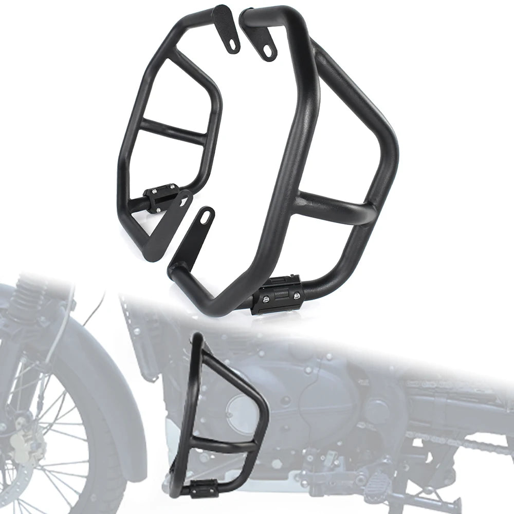 Rest Backrest Holder Sissy Bar with Cushion Pad Motorcycle Rear Passenger Seat Back Guerrilla 450 2024-2025 For Royal Enfield
