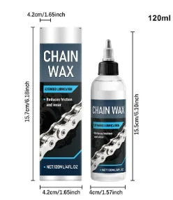 Bike Chain Lube Wax-Based 120ml – MTB Bicycle Lubricant Dry & Wet Conditions Motorcycle Chain Maintenance – $20