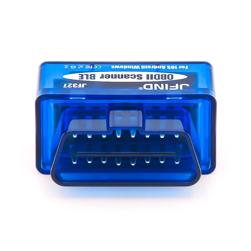 JFIND JF327 OBD2 Scanner – Bluetooth 5.1 – iOS + Android – Car + Motorcycle – Yamaha Honda Fault Code Reader – $16