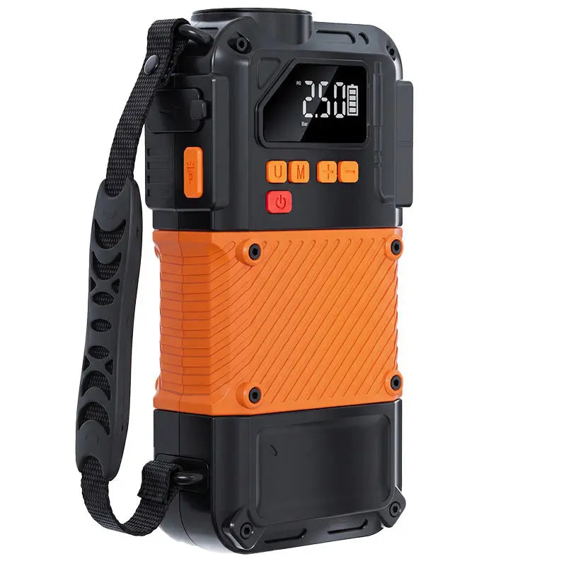 All-in-One Car Jump Starter & Tire Inflator – 500A Battery Booster with 4 Inflation Modes for Auto, Bike, Motorcycle & Sports Balls