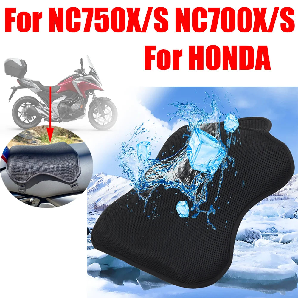 Gel Seat Cushion Cover Pressure Relief Pad For HONDA NC750X NC750S NC700X NC700S NC750 NC700 NC 750 700 X S 750X Accessories