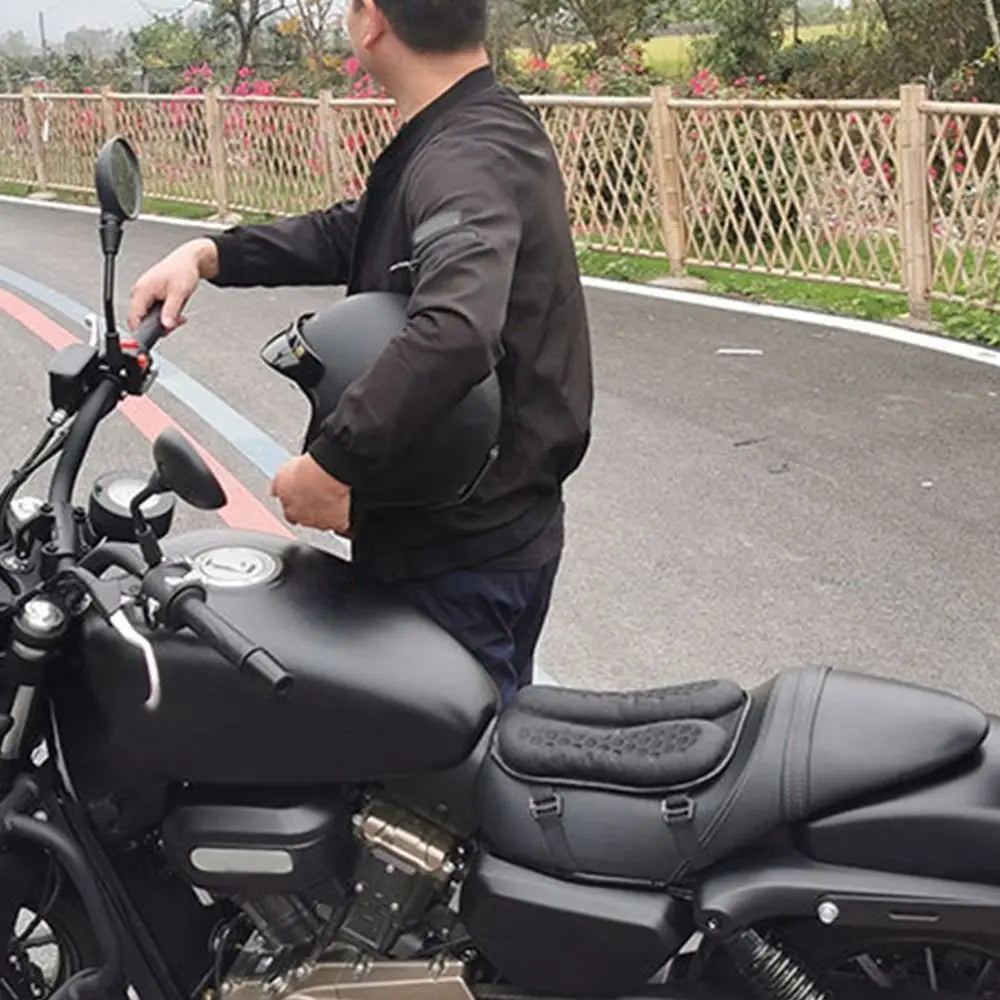 Motorcycle Seat Cushion – 3D TPE Gel Pad Anti-Slip Pressure Relief
