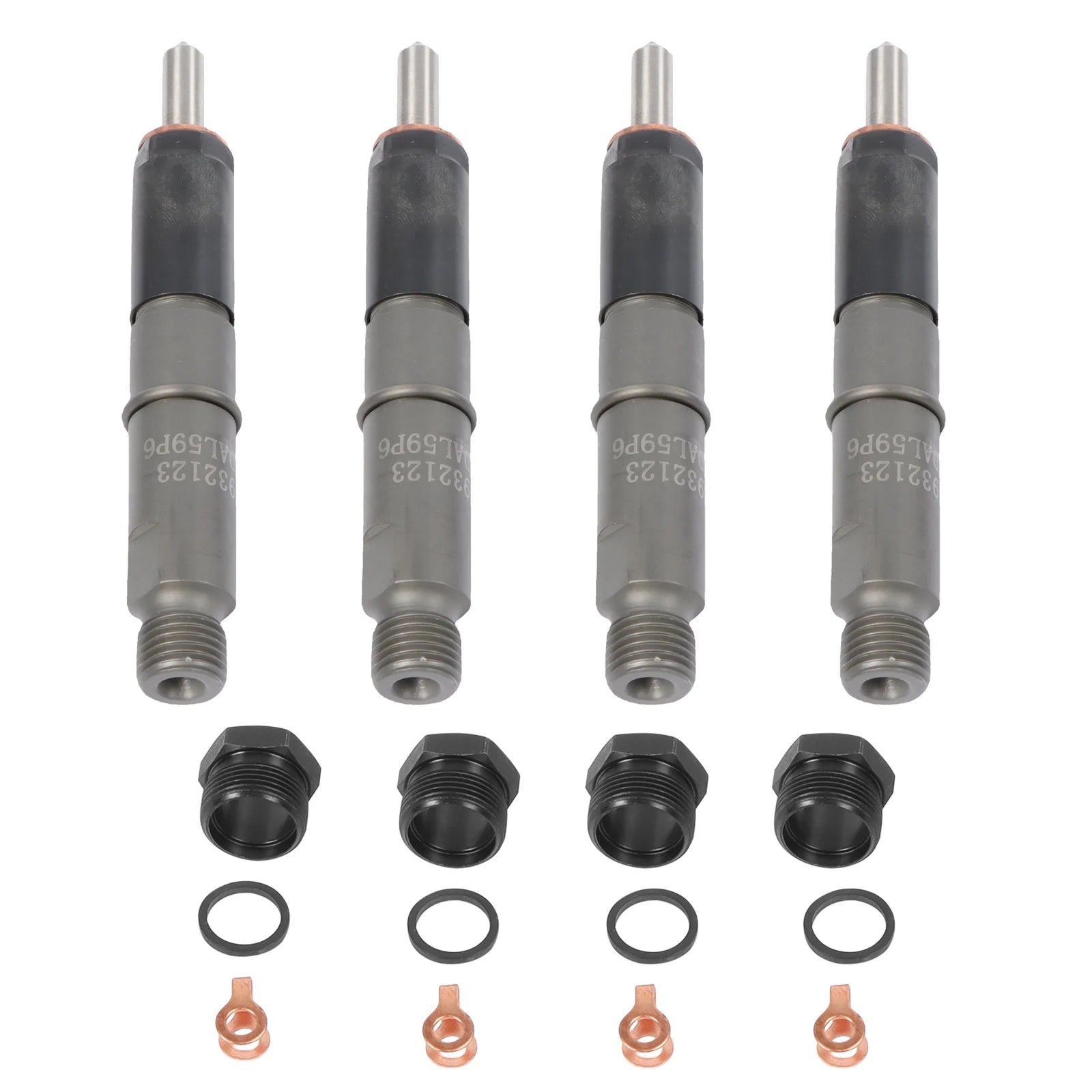 4pcs NEW Fuel Injectors NozzleS 3932123 Replacement for Cummins 4BT 3.9L Diesel Engine Truck with 3 Months Warranty