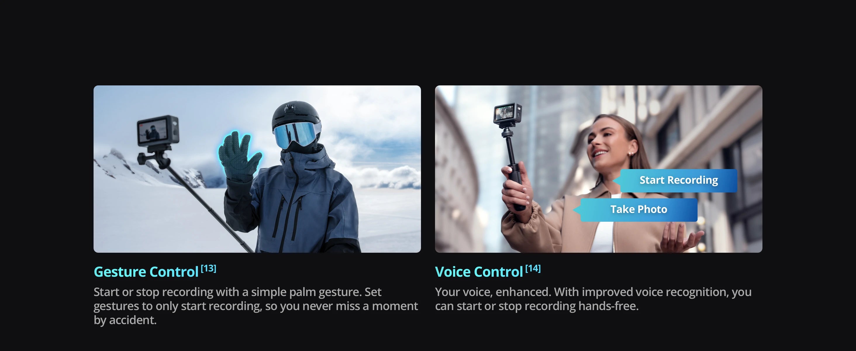 DJI Osmo Action 6 Adventure Combo 8K Waterproof Action Camera Variable Aperture f/2.0 HorizonSteady 360° 20m Underwater 50GB Built-in Storage Dual Mic Gesture Voice Control for Travel Motorcycle Vlog