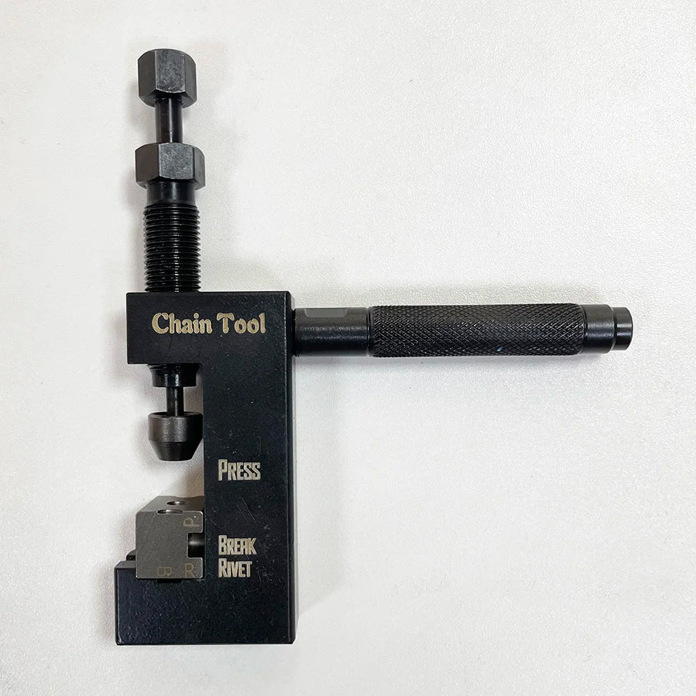 Motorcycle Chain Breaker & Riveting Tool Set – 520 / 525 / 530 Chains – Carbon Steel – Blue – $55