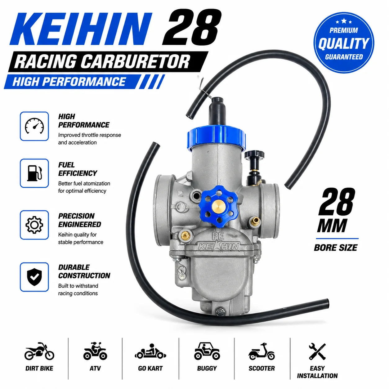 PE28 28mm Carburetor Honda CRF XR 190cc