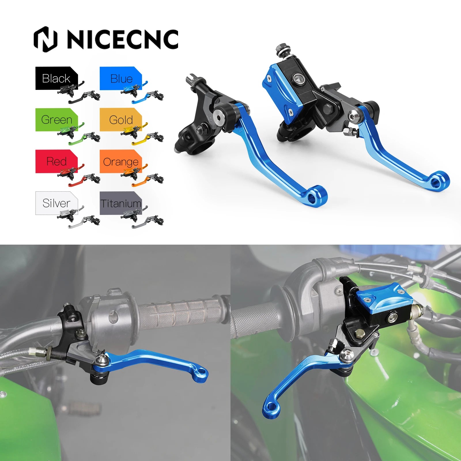 NICECNC Brake Clutch Lever Kit 7/8 Univ