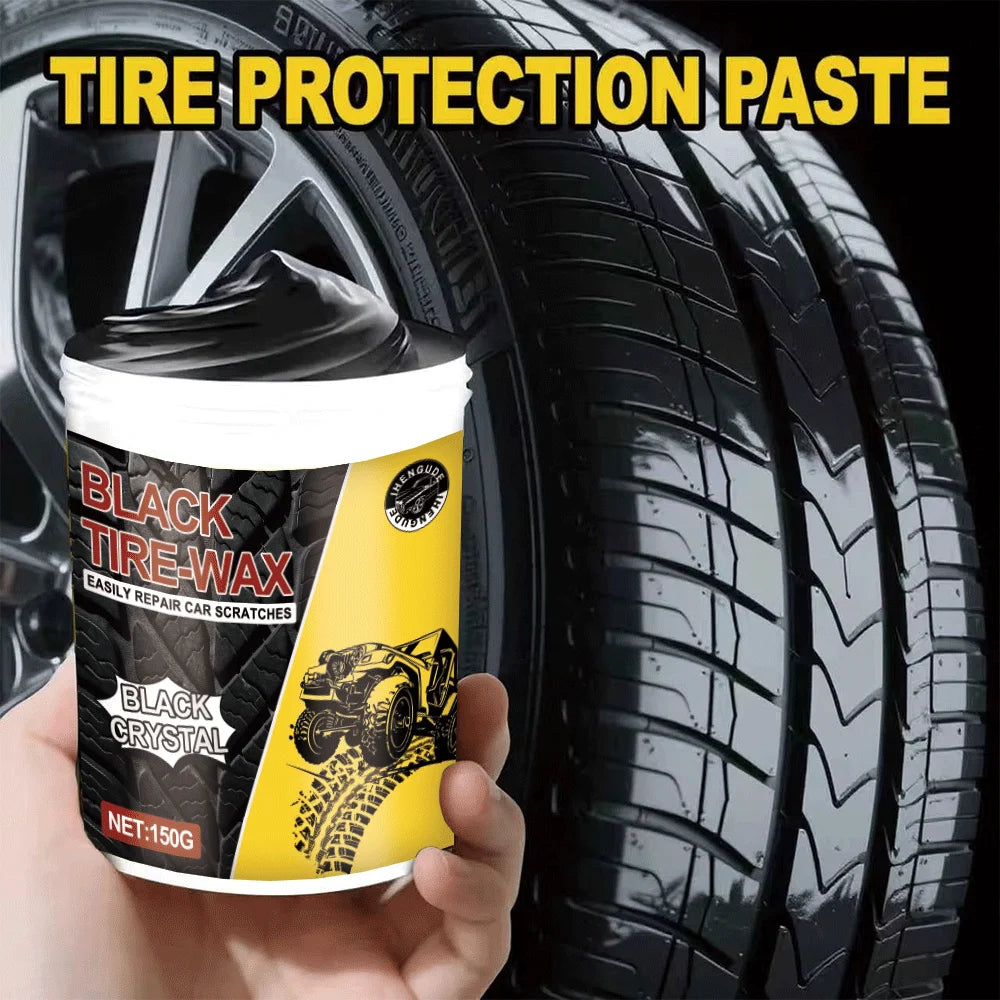 Tire Shine Spray & Dressing – High Gloss Black Tire Polish UV Protection Long-Lasting Coating – Restores Faded Tires – $16