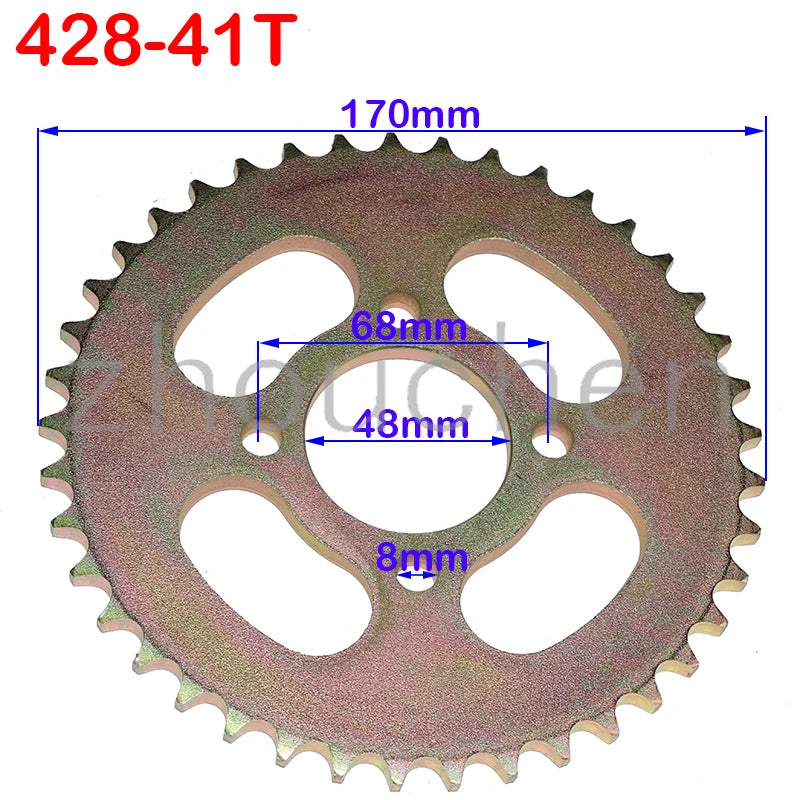 428 Rear Sprocket 48mm Pit Bike 5 Colors