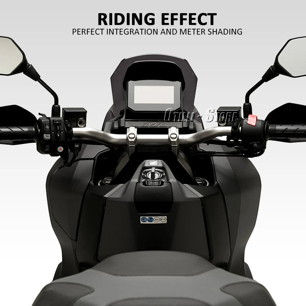 New Motorcycle Accessories Windshield Acrylic Front Windshield Shroud for Honda ADV350 ADV 350 2022 2023 2024 – Otilli High-Quality Acrylic Black Transparent Smoky Gray