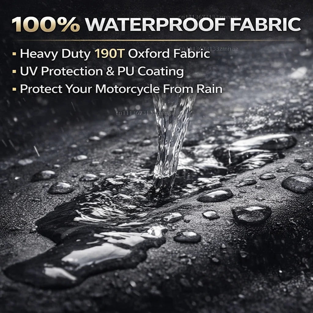 For Honda CB750 CB 750 Hornet 2023 Motorcycle Cover Waterproof Heavy Duty Outdoor Rain Dust Sun Protector – 190T Polyester PU Anti-UV Silver M-4XL