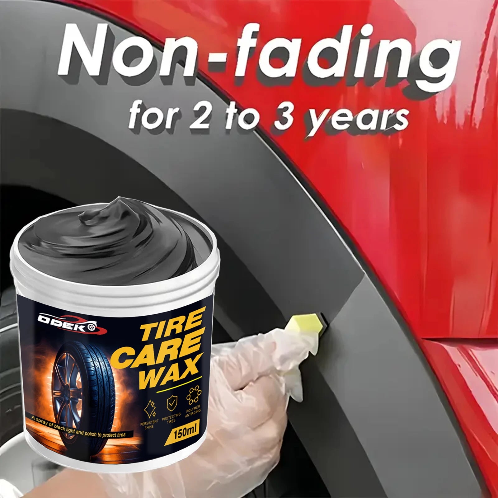 Ultimate Tire Shine Spray & Dressing 150ml – High Gloss Black Tire Polish UV Protection Long-Lasting Coating for Cars – $27