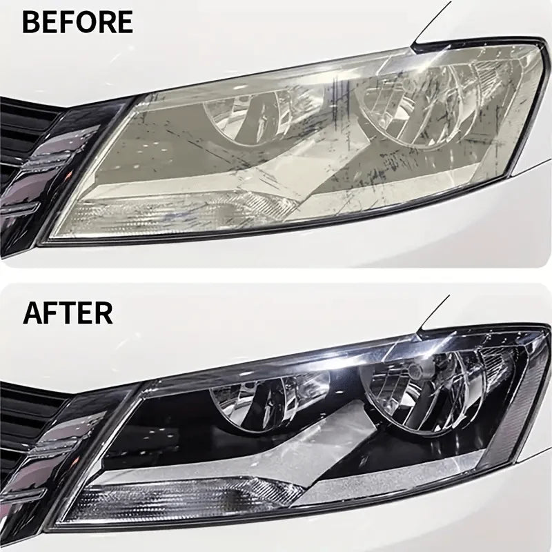 Car & Motorcycle Headlight Restoration Polish Paste – Headlamp Scratch Repair – Removes Yellowing Oxidation Haziness – 50g / 100g / 200g / 300g – From $5