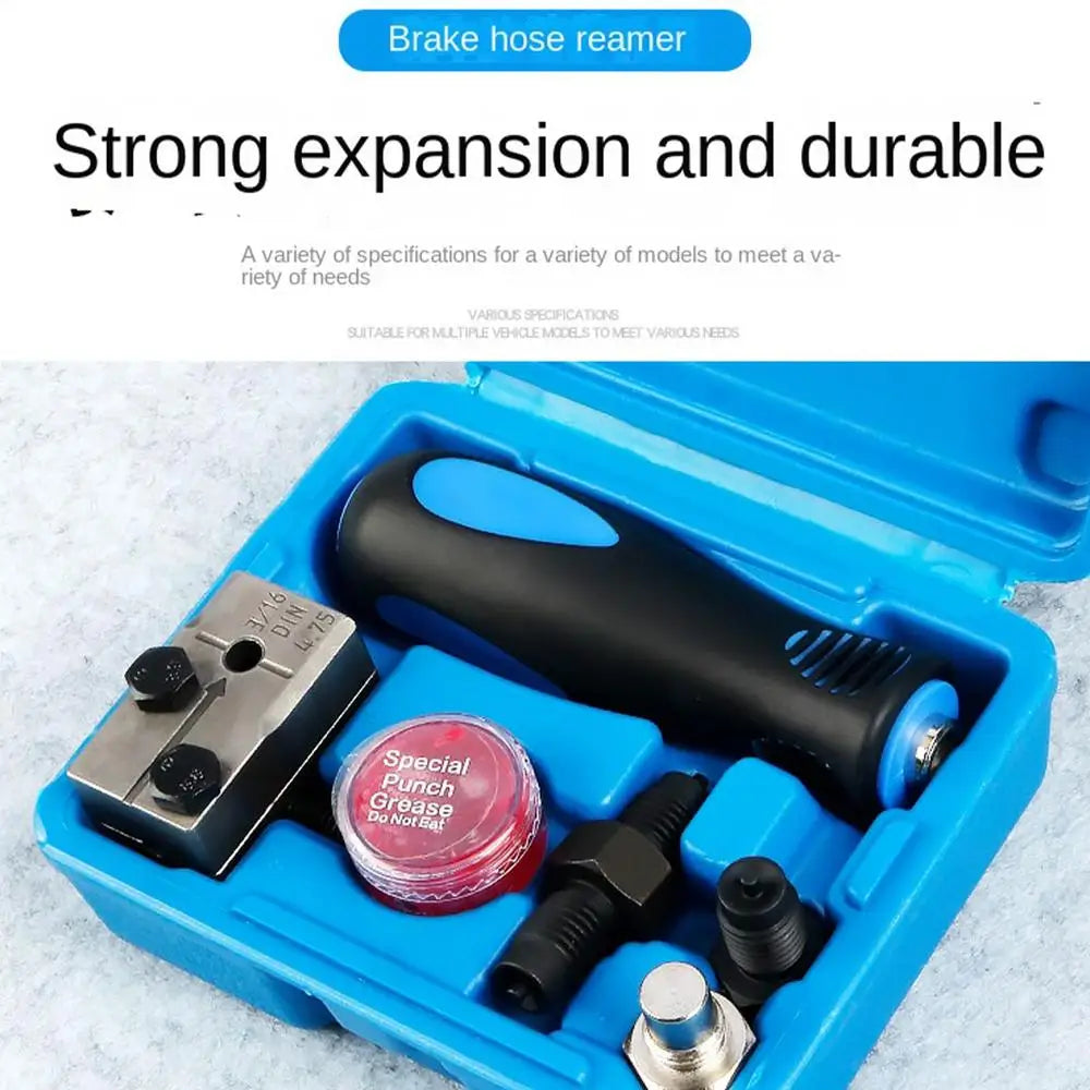 3/16" Double Flare Adapter and Handheld Brake Line Flaring Tool – Brake Line Tools – Double Flaring Tool for Auto Motorcycle Truck Brake Pipe Repair – 500g – $37