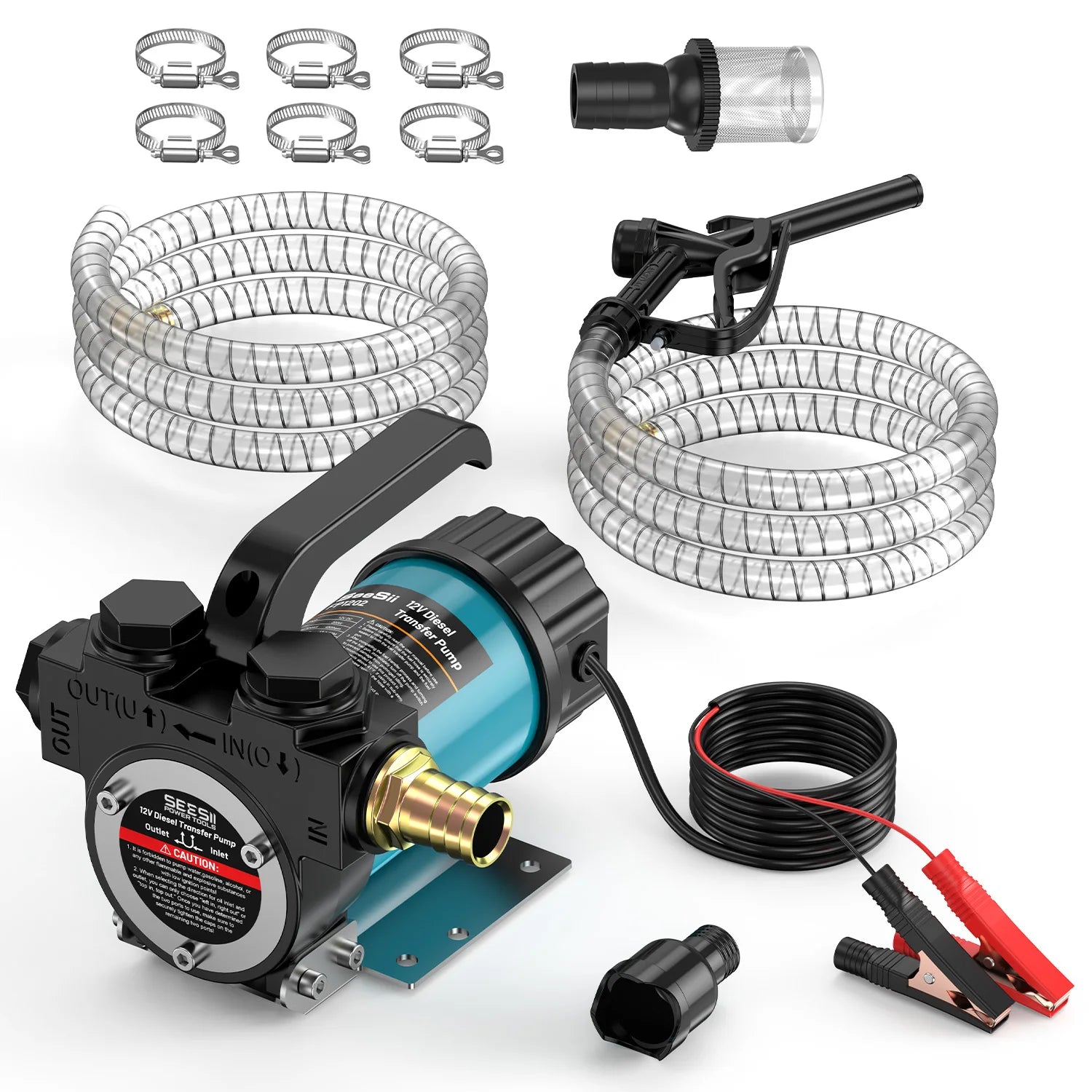 SEESII SL029 12V Diesel Pump 13GPM Kit