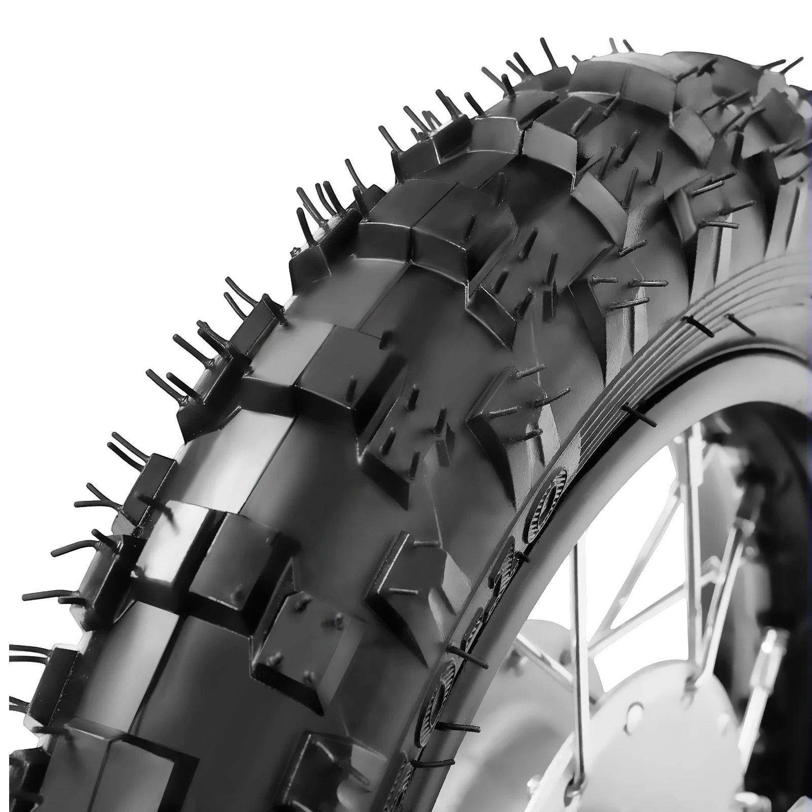 Dirt Bike Tires – 2.50-10 Front & Rear Wheel Rim Tire Assembly