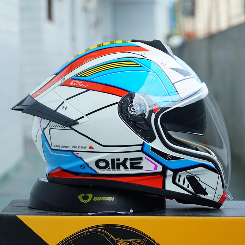 Full Face Motorbike Helmet for Men and Women DOT Approved