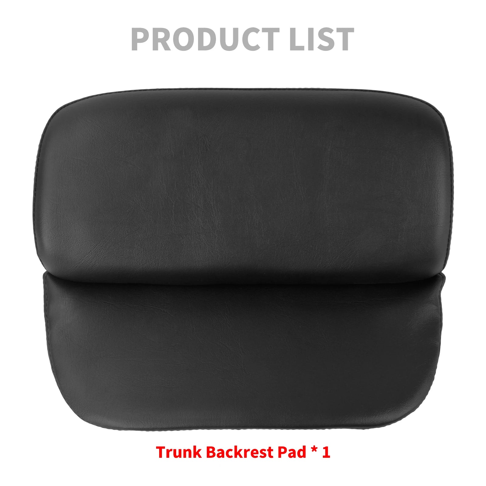 Motorcycle Chopped Razor Tour Pack Backrest Pad Trunk Cushion Pad PU Plastic For Harley Touring Road Street Electra Glide 14-25