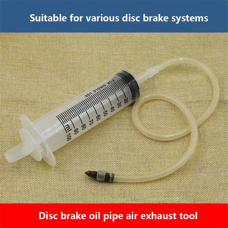 Motorcycle Disc Brake Hose Air Bleeding Tool – Brake Bleeding Tools Hydraulic Fluid Brake Pump Caliper Repair Vacuum Injector – 60ml / 100ml – $20