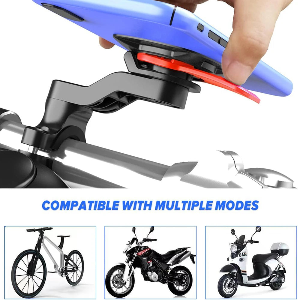 Anti-Shake Motorcycle Phone Mount