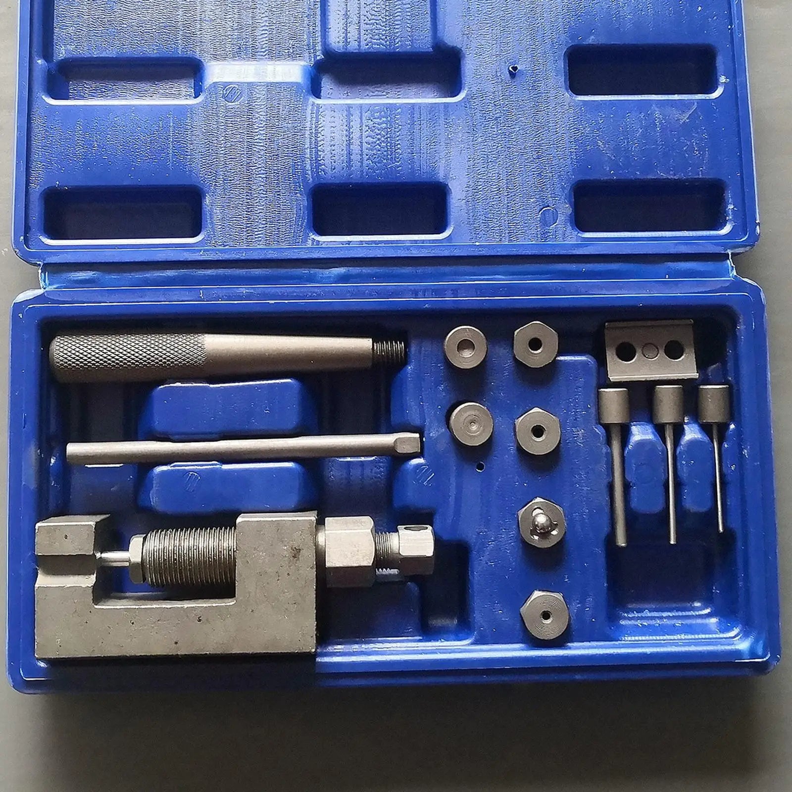 Motorcycle Chain Breaker Riveting Tool Set – for 520 525 530 630 Chain – Heavy Duty Investment-Cast Mechanical Repair – $84