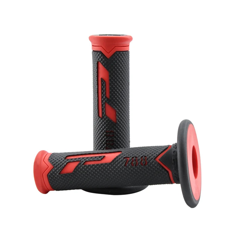 Motorcycle Handlebar Grips 7/8" 22mm 24mm Gel Rubber Universal Anti-Slip Racing Grips for ATV Dirt Pit Bike Motocross Scooter MTB Bicycle – 6 Colors