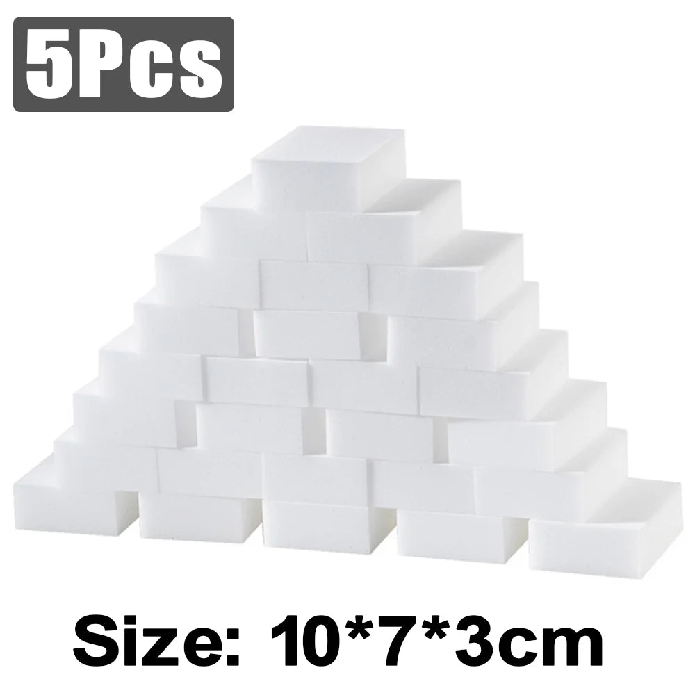 High Density Nano Melamine Magic Eraser Sponge – 5 to 100 Pcs – Motorcycle & Car Cleaning Care Tool – 10×6×2cm / 10×7×3cm – $14