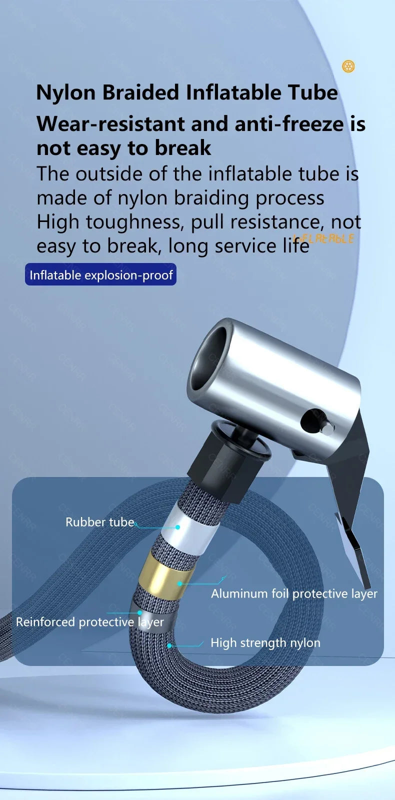 Portable Air Compressor – Wireless Tire Inflator with LCD Display