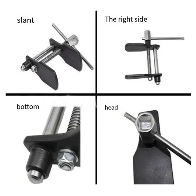 Heavy Duty Brake Pad Spreader Caliper Piston Compression Tool – Brake Caliper Tools – Car Motorcycle Disc Brake Repair Kit for Pad Replacement – Chromium Vanadium Steel – Black – $27