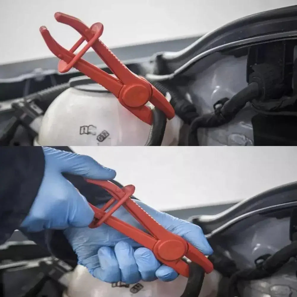 3-Piece Nylon Car Hose Clamp Pliers Set – Brake Line Tools – Brake Pipe Fuel Water Line Heater and Radiator Hose Clamp Pliers for Car – 3 Sizes – $18