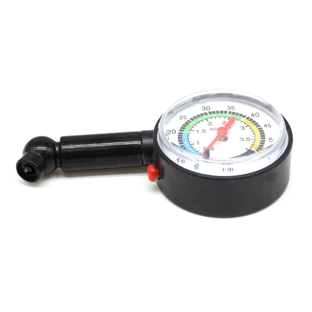 Tire Pressure Gauge – Dial Meter Tire Pressure Tester for Car, Motorcycle, Truck & Bike