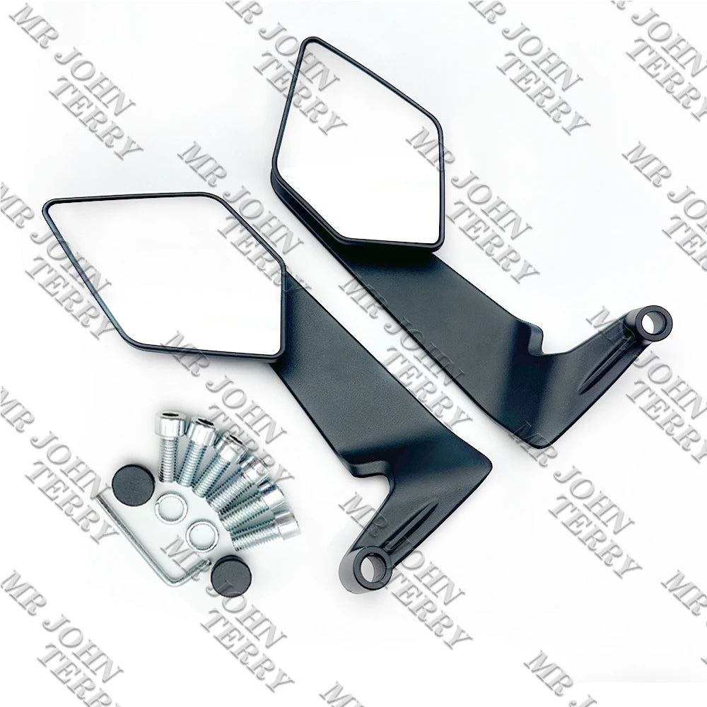 For YAMAHA MT 07 MT07 MT 09 MT09 SP MT 10 MT10 SP Motorcycle Mirrors Stealth Winglets Mirror Kits To Rotate Adjustable Mirrors