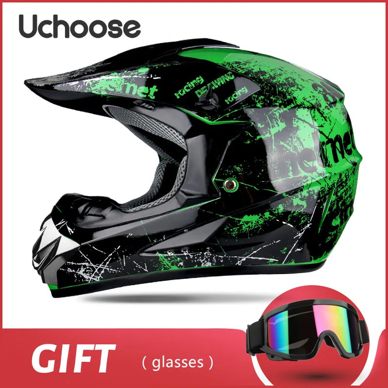 Full Face Motocross Helmet – MTB, Off-Road, Racing & Downhill Riding