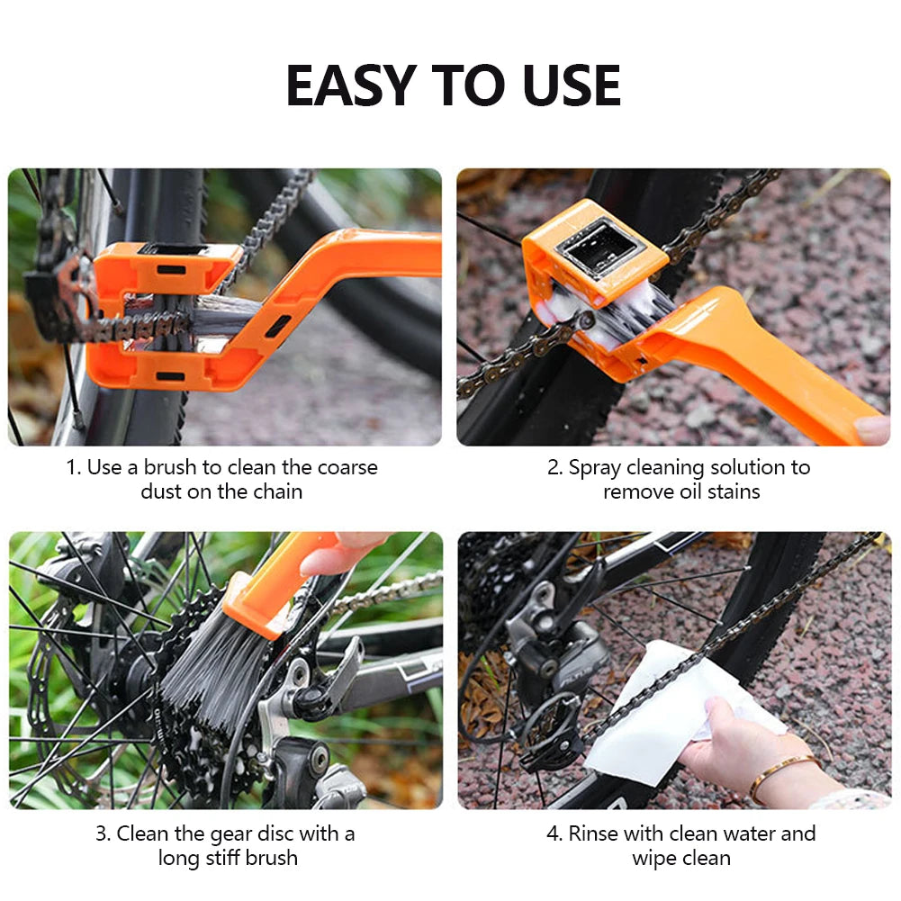 Motorcycle and Bicycle Chain Cleaning