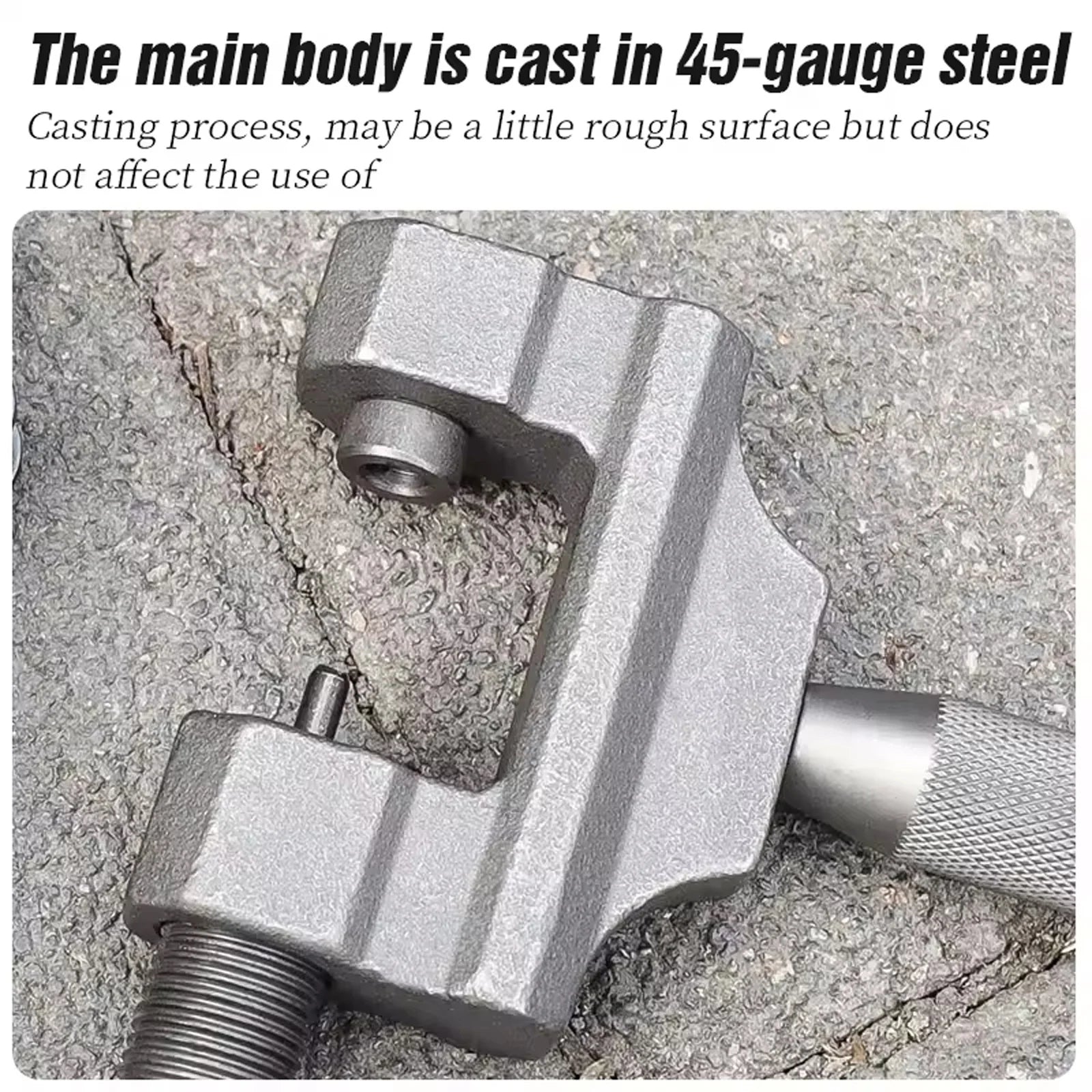 Motorcycle & Bike Chain Breaker Tool – Interchangeable Handle – 420/428/520/525/530 Chains – Alloy Steel – 121mm – $17