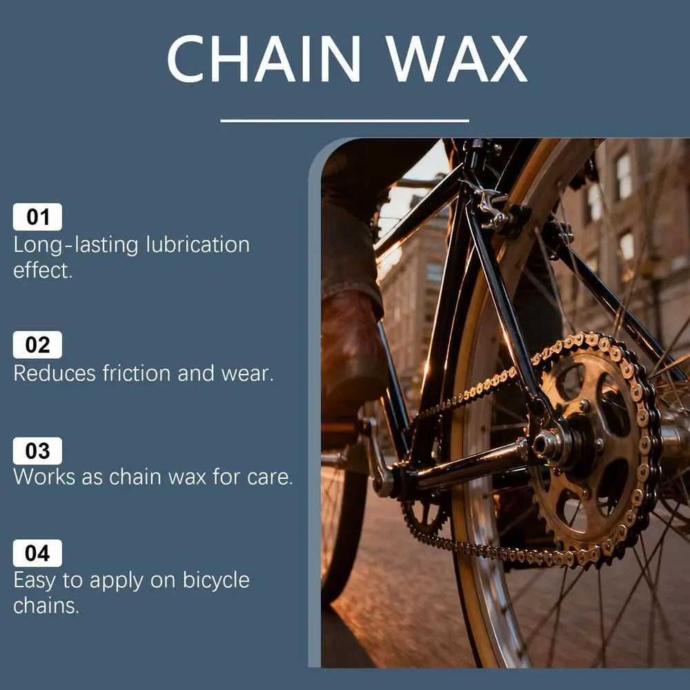 Bike Chain Lube Wax-Based 120ml – MTB Bicycle Lubricant Dry & Wet Conditions Motorcycle Chain Maintenance – $20
