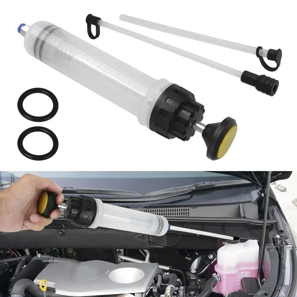 Universal Car Motorcycle Truck Oil Change & Brake Bleeder Fluid Pump Extractor Filling Syringe Bottle – Brake Bleeding Tools – 200cc / 500cc – $20