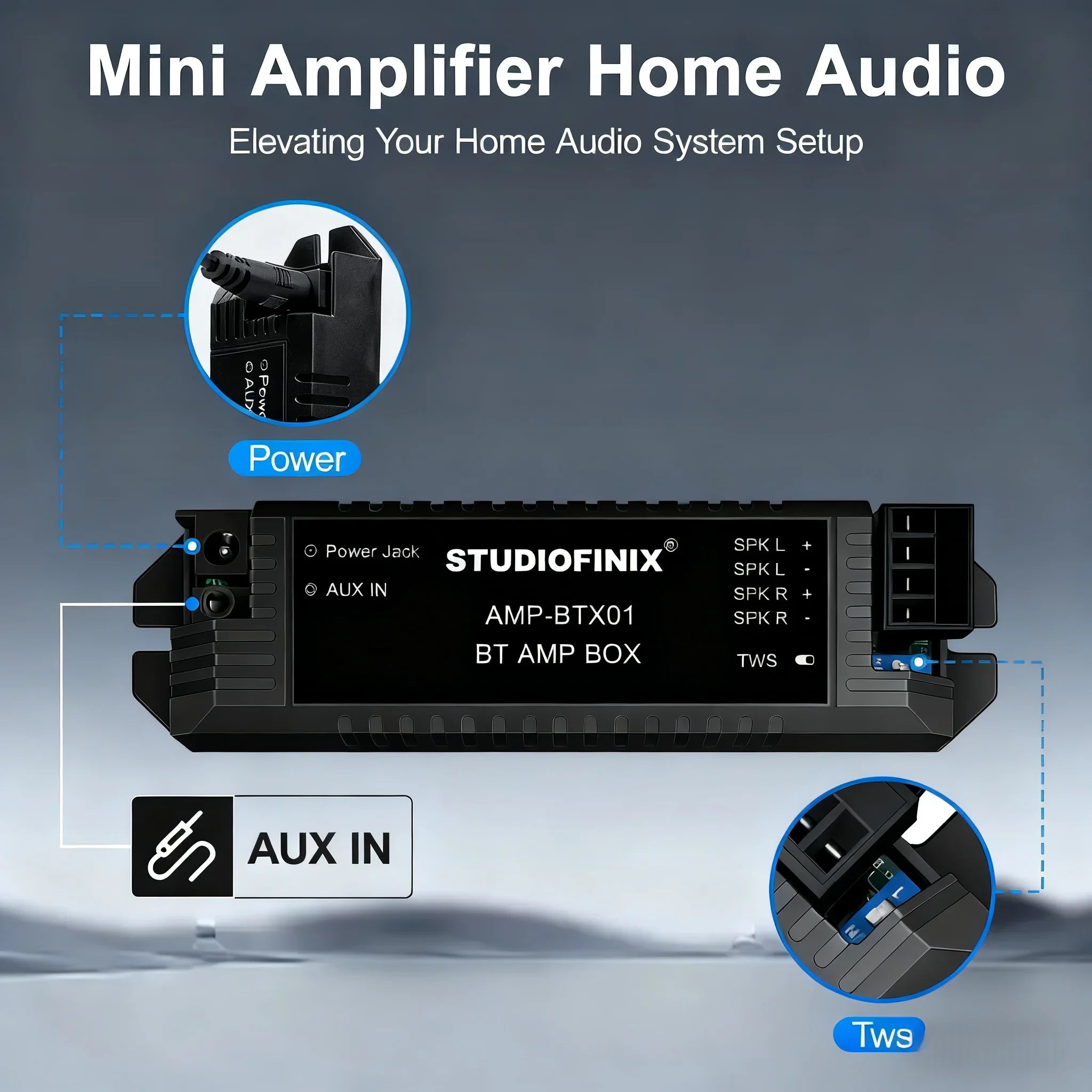 Motorcycle Speakers – Studiofinix 160W Marine Waterproof Bluetooth Audio